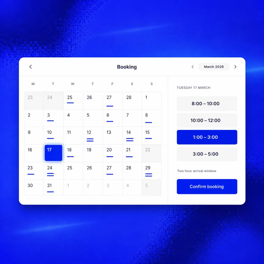 Booking preview