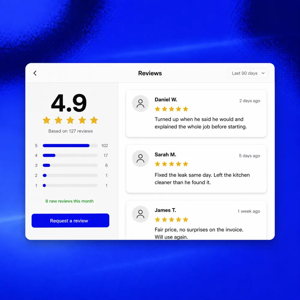 Reviews preview